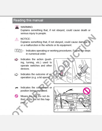 toyota yaris 130 series 2014-2015 owners manual